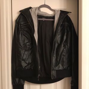 Torrid Faux Leather Hoodie jacket